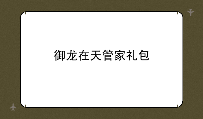 御龙在天管家礼包