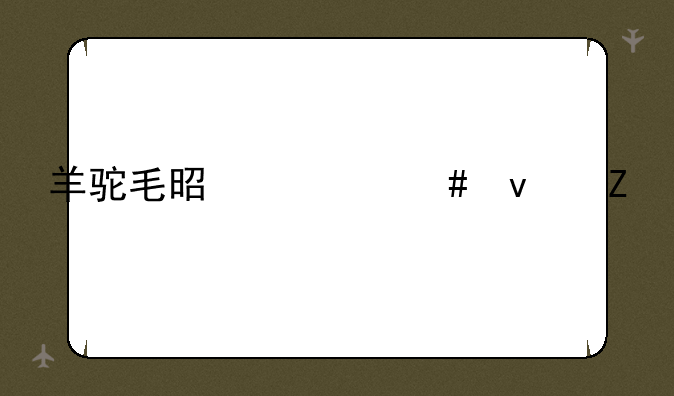 羊驼毛是什么面料