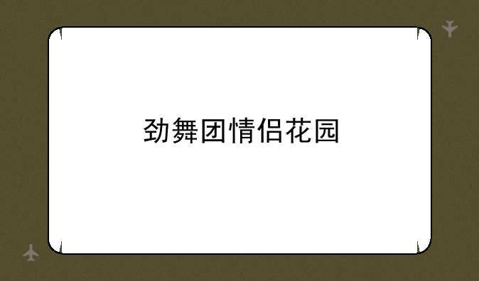 劲舞团情侣花园