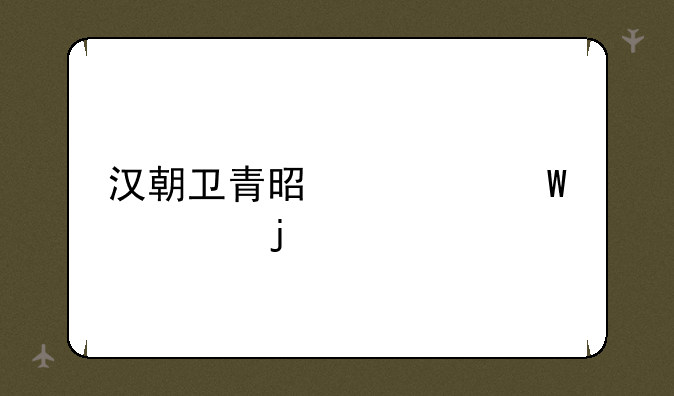 汉朝卫青是如何死的