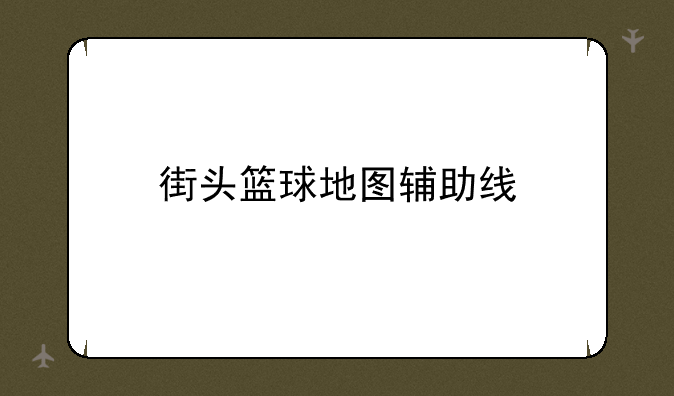 街头篮球地图辅助线