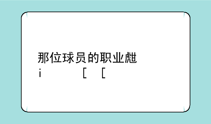 那位球员的职业生涯最长？