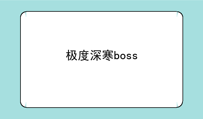极度深寒boss